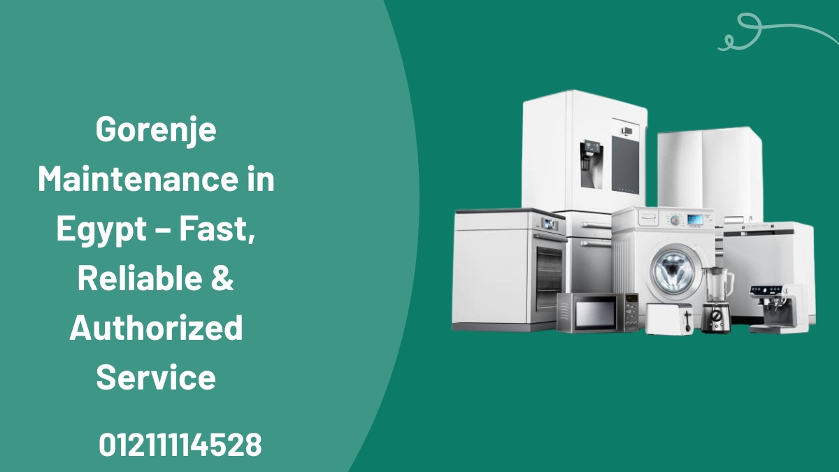 Gorenje Maintenance in Egypt – Fast, Reliable & Authorized Service